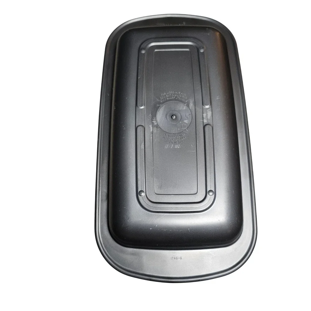 Tupperware Ultra Pro 1.9L Loaf Pan with Lid Charcoal Gray Microwave Oven Safe